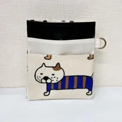 人気】ラミネート生地☆大きなナースポケット☆オーガナイザー