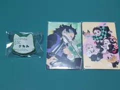 鬼滅の刃　マグネットステッカー不死川玄弥、実弥、かまぼこ2枚+ナンジャ　名札実弥