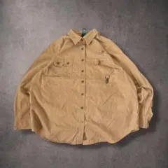 LaurenRalphLaurenサファリシャツコーデュロイ1Xエルボーパッチのサムネイル