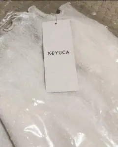 KEYUCA ストレッチレース長袖トップス F ホワイト
