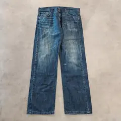 リーバイス569 Levis W34 ワイド バギー 青 古着 ヒゲ 23523