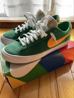 【中古美品】Nike SB Zoom Blazer Low Green Gum Nike SB Zoom Blazer Low Pro GT QS 