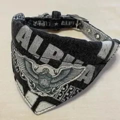ALPHA INDUSTRIES 犬用バンダナ付き首輪 スタイのサムネイル