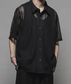 稲葉浩志着用 NEEDLES 23SS レース カバナシャツ 黒 - メルカリ