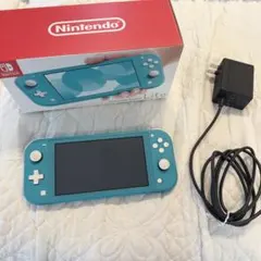 Switch Lite スイッチライト ターコイズ 箱・充電器ACアダプター付き