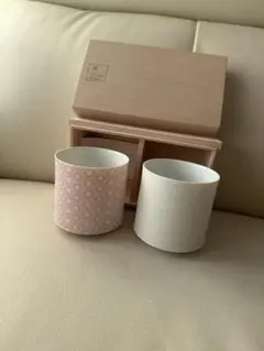 陶器カップ2個セット