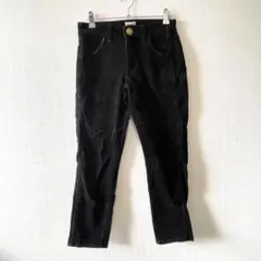 【ショコラフィネローブ】　コーデュロイパンツ　ブラック　M　a4518