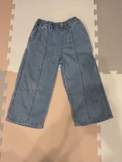 BRANSHES デニムワイドパンツ