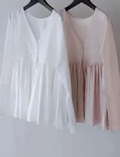 新品未使用Shimmer Knit Peplum Cardigan ホワイトS - メルカリ
