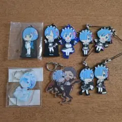 Re:ゼロから始める異世界生活 リゼロ レム ラバスト＆アクキー セット