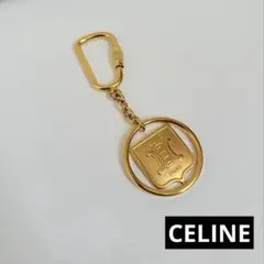 CELINE セリーヌ ヴィンテージ カラビナ式キーホルダー キーリング