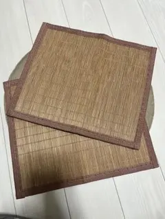 ブラウンランチョンマット　2枚セット