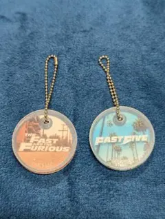 ワイスピ FAST & FURIOUS キーホルダー 2個セット