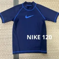 Nike ネイビー 半袖ラッシュガード 120