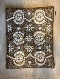 Ungrid ビーズ装飾 クラッチバッグ　夏