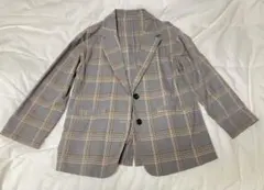 GLOBAL WORK チェック柄ジャケット