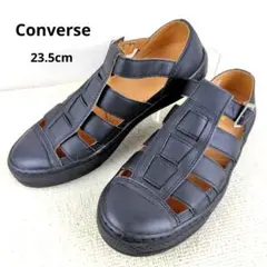 未使用級★コンバース クップ グルカサンダル 黒 ブラック 23.5cm