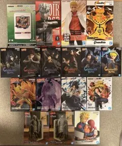 ナルト プライズフィギュア・プレート 20点セット まとめ売り NARUTO