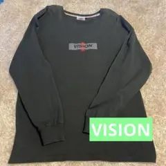 VISION ストリートウェア 長袖シャツ Lサイズ ブラック