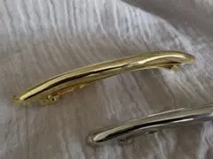 新品＊ゴールドヘアバレッタ　ヘアアクセ　ヘアクリップ　韓国アクセ