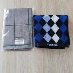 メンズ　renoma　ハンカチセット
