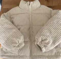 コーデュロイ ダウンジャケット