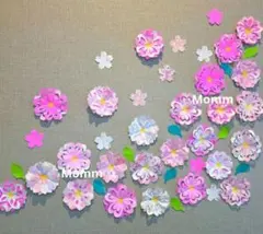 桜3種類壁面飾り　３月飾り　4月飾り　卒園式飾り　入園式飾り　入学式飾り　卒業式