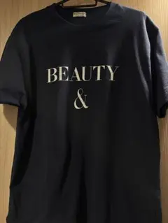 BEAUTY&YOUTH ロゴTシャツ ネイビーのサムネイル
