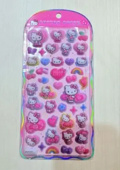 ハローキティ コットンパフィーシール