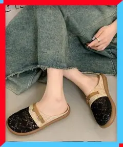 新品 サボサンダルレディース ミュールサンダル スリッパ履きやすい メッシュ夏のサムネイル