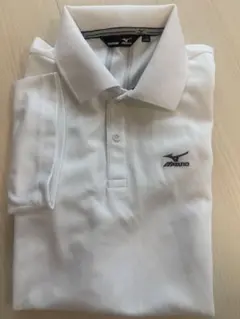 MIZUNO ポロシャツ ホワイト メンズゴルフウェアのサムネイル