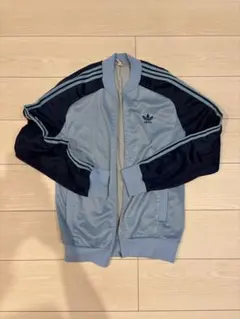 adidas ヴィンテージ トラックジャケット 水色×紺 ATPのサムネイル