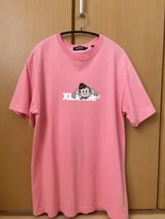XLARGE KeithキャラクターTシャツ XL ピンク M