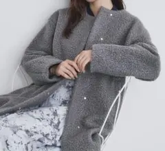 ブークレノーカラーミドルコート⭐︎42⭐︎インデックス