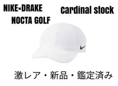 値下げ【超レア】ナイキ ゴルフキャップ NIKE×DRAKE NOCTAホワイト