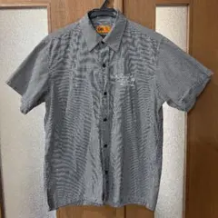 CALEE 半袖シャツ ギンガムチェック Mサイズのサムネイル