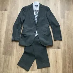 ビサルノ ブラックシャドーストライプ セットアップ Y5 背抜き