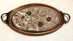 値下げ　昭和レトロ　アンティーク　金属製プレート