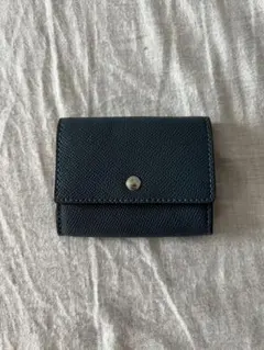 コーチ ダークブルー レザー コインケース