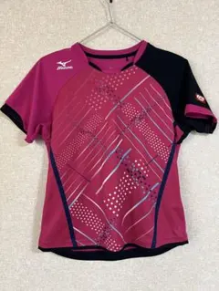 Mizuno 卓球用ウェア ピンク/黒