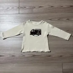 petit main 消防車 長袖Tシャツ 100cm