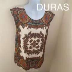 美品❗️お洒落❗️スカーフ柄♦︎ DURAS ♦︎トップス♦︎フリーサイズ♦︎即購入OK❗️のサムネイル