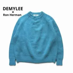 定価4.5万DEMYLEEカシミヤモヘア混チェルシーニットセーターロン