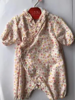 【新品】　甚平　ロンパース　 60～70㎝　レース生地