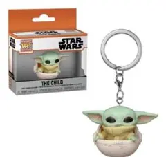 スターウォーズ POP! ベビーヨーダ グローグー キーホルダーのサムネイル