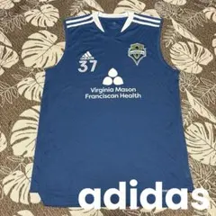 アディダス】MLS シアトルサンダーズFC 選手支給 トレーニングシャツ M 