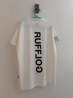 RUFFLOG R&R LOGO MOCK NECK SHIRTS ホワイト R&R LOGO MOCK NECK SHIRTS – RUFFLOG