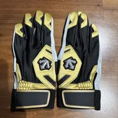 デサント 野球バッティング用手袋 黒/金 新品未使用 Mサイズ