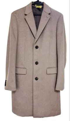 Theory☆セオリーベージュ カシミヤ混チェスターコート