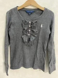 POLO RALPH LAUREN 長袖Tシャツ size120 グレー 美品